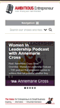 Mobile Screenshot of ambitiousentrepreneurnetwork.com